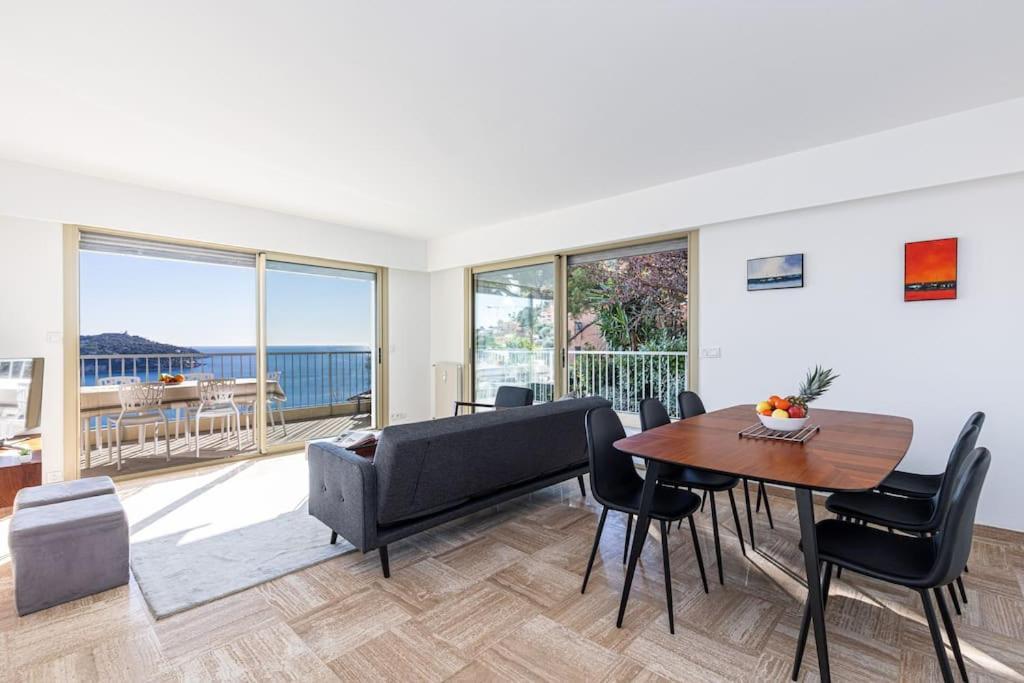 Villefranche Sur Mer:Appartement-villa, Vue mer, jardin, parking. Extérieur photo