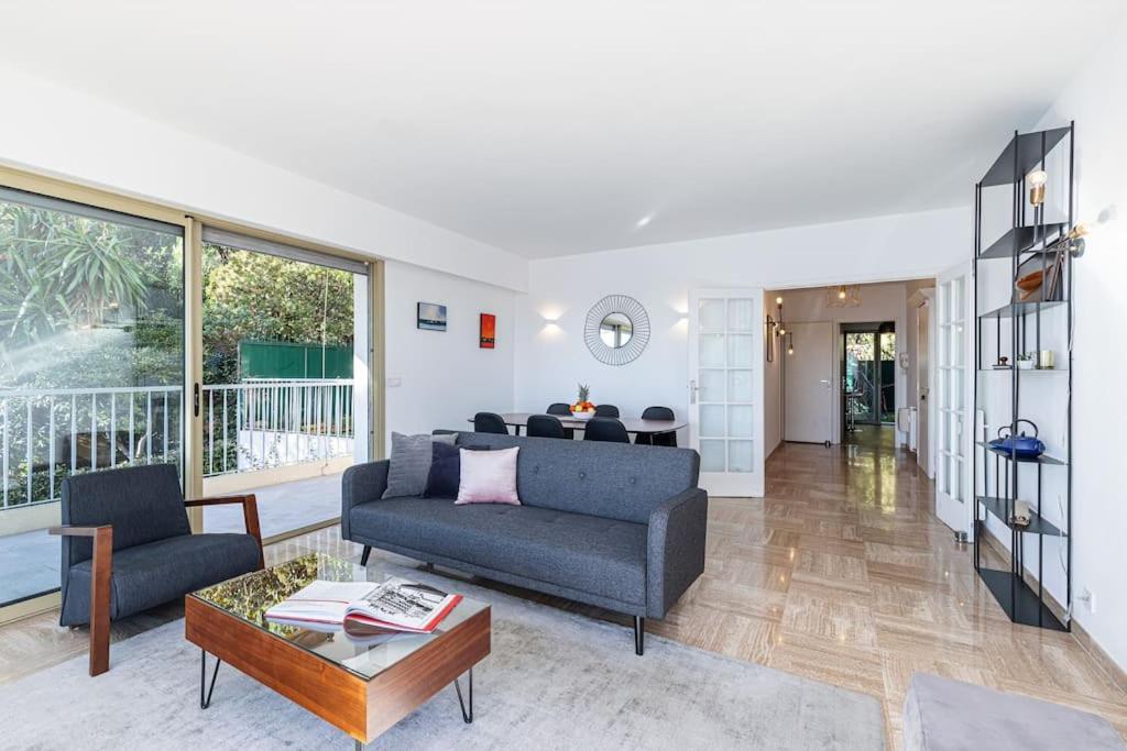 Villefranche Sur Mer:Appartement-villa, Vue mer, jardin, parking. Extérieur photo