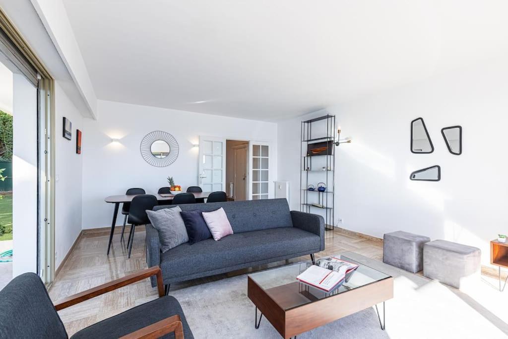 Villefranche Sur Mer:Appartement-villa, Vue mer, jardin, parking. Extérieur photo