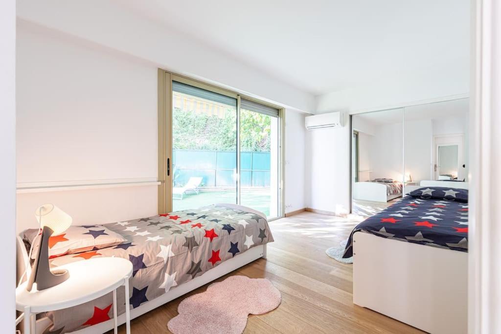 Villefranche Sur Mer:Appartement-villa, Vue mer, jardin, parking. Extérieur photo