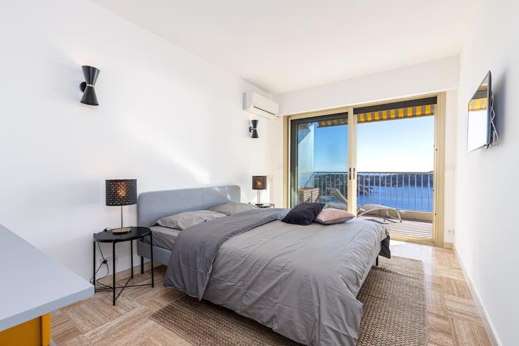 Villefranche Sur Mer:Appartement-villa, Vue mer, jardin, parking. Extérieur photo